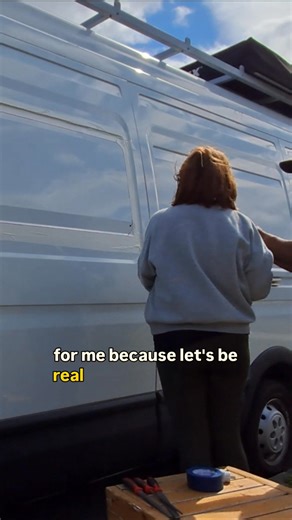 Installing campervan windows is one of the scariest parts of a van build 😅 Nobody tells you how nerve-wracking it is to cut a massive hole into your van! We made our own window template, did a ton of measuring, and after plenty of trial and error, finally got it right. This is the reality of a DIY campervan conversion, things always take longer than expected, but seeing our first window in makes it all worth it 🚐✨ If you’re planning your own self-build van conversion, save this for some real-l