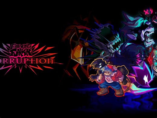 [帅炸的优质mod]Friday Night Funkin': Corruption (Evil Mod) NULL周全流程展示！