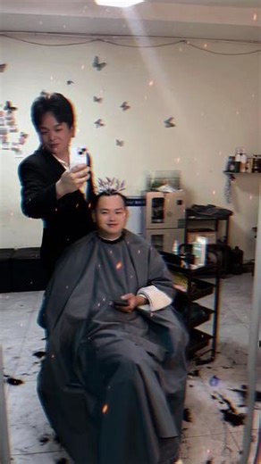 锡纸摩根烫……#锡纸烫锡纸锡纸烫烫烫 #美发师 #男士摩根烫 #烟花烫教学视频