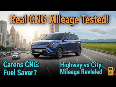 Kia Carens CNG Real Mileage Test | Tank to Tank Shocking Results! | Aftermarket CNG Review 2025