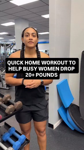 1.6K views · 34K reactions | Quick home workout to help busy women drop 20+ pounds #homeworkoutsforwomen #bellyfat #womensfatloss #strengthtrainingforwomen #athomeworkout #busywomenfitness | Jasia McCants | Facebook