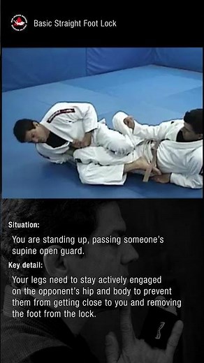 Blue Belt Basics - How to do a Straight Foot Lock in BJJ