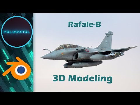 Rafale-B 3D Modeling in Blender Part1 (Fuselage)