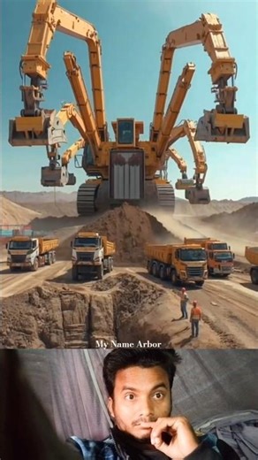 The Mega-Excavator: Construction Colossus #Construction #HeavyMachinery #MegaMachine #Facts