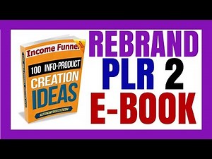 How to edit a PLR ebook and Resell it 🎁 ( How to edit a plr ebook and resell it Fast )