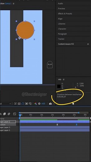How to Check Time Between Two Keyframes in After Effects | Animation Timing Tips