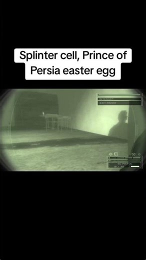 Prince of Persia easter egg in splinter cell chaos theory