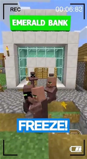 Minecraft Bodycam: Villager Bank Heist Gone Wrong