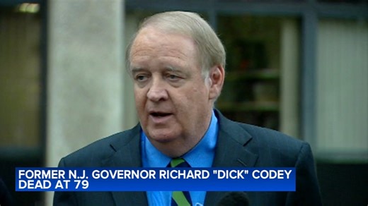 Richard Codey, former New Jersey governor who replaced Jim McGreevey, dies at 79