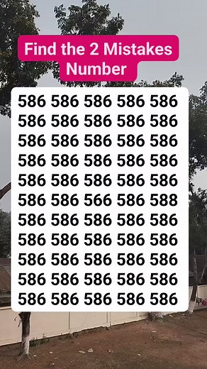 41K views · 453 reactions | Find the 2 Mistakes Number #brainteaser #search #find | Excellent Reels | Facebook