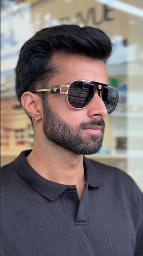 Wanna Look Like a Million 🕶️💸 Bucks? Start with Versace Black & Gold Shades Only At Optorium #VE