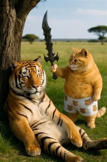 Tomcat Alley on Instagram: "bbq cat #catvideo #funnycat #aicat #foryou #fyp"