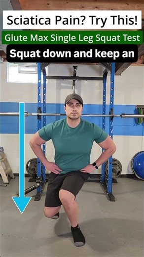 Glute Med Dysfunction Single Leg Squat Test Exercise Tutorial