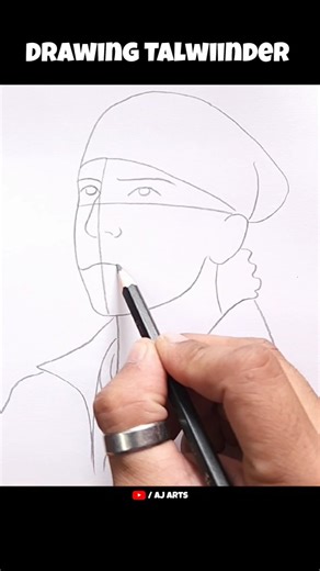 Drawing Talwiinder 🔥 #talwiinder❤️‍🔥 #talwindersongs❤️ #haseen #art #pencildrawing #drawing | AJ Arts