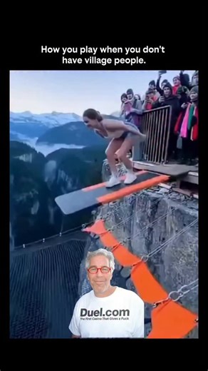 capture.oi on Instagram: "Instagram features a humorous video of a woman chaotically bouncing on a cliffside bungee net in a Swiss Alps-like setting, captioned "How you play when you don’t have village people," referencing Nigerian slang for traditional drummers whose rhythmic beats energize events—implying the wild motion mimics improvised, offbeat dancing without their guidance. Posted on December 16, 2025, by content creator , known for blunt, viral skits blending cultural humor with adventur