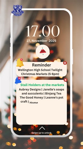 Wellington High School Twilight Markets this Thursday 27th November. It starts from 5-8pm on the front lawn via Whiteley Street. | Wellington High School