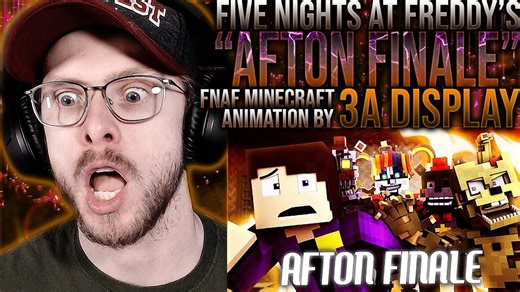 Vapor reacts #1048 | FNAF Minecraft animation series "Afton finale" by 3A Display reaction!
