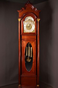 Monumental Mahogany Grandfather Clock – Museum-quality, Tube Chime, Collector's Masterpiece - Etsy