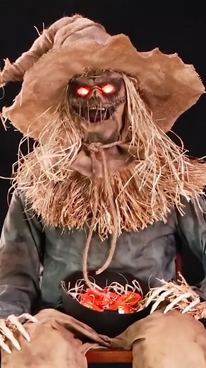 54K views · 1.6K reactions | A TRANSFORMED Spirit Halloween Scarecrow Animatronic to scare more than just birds  #spooky #animatronic #diy #gardendesign #scarecrow | Wicked Makers | Facebook
