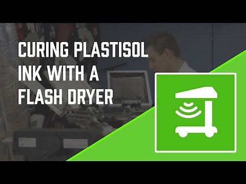 Curing Shirts with a Flash Dryer, Screen Printing Flash Dryer