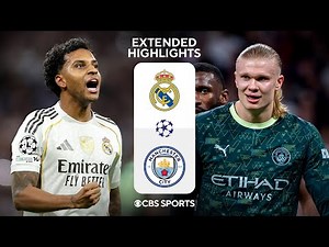 Real Madrid vs. Manchester City: Extended Highlights | UCL League Phase MD 6 | CBS Sports Golazo