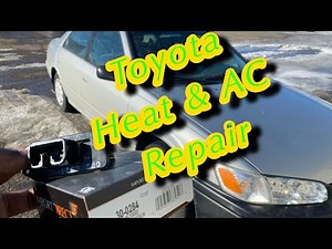 Toyota Camry Heater AC Fan Blower Motor control : switch fix