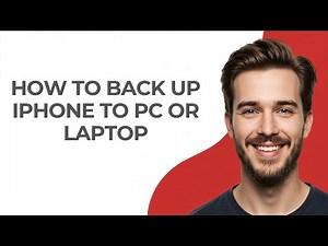How To Back Up iPhone To PC Or Laptop - GUIDE!