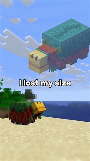 Minecraft new baby mob be like: