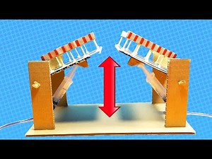 How to make a drawbridge from cardboard with your own hands!!!