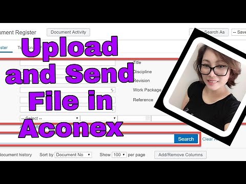 Upload and Send Document in Aconex