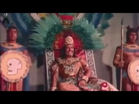 Aztec battle scene 1960 (extended with English subtitles) 🇲🇽 - Las Rosas del maligro