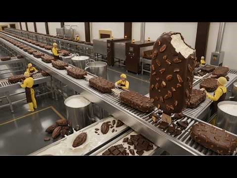 Unbelievable! How Ice Cream Is Made in America’s Most Advanced Factory (Full Process)