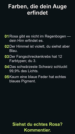 Farben, die dein Auge erfindet