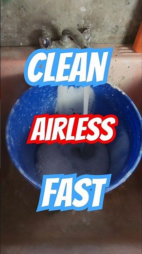 Cleaning An Airless Paint Sprayer #diy #paintspraying #viralvideo #howto #mmprecisionpainting