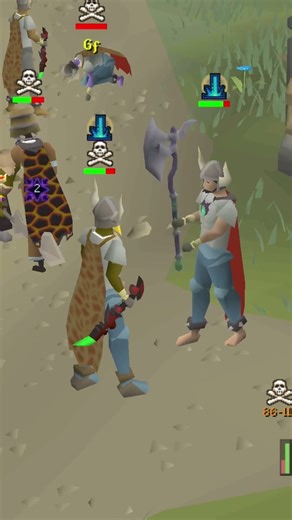 80 Attack achieved. PvP ready. Axes or halberd? #pvp #pking #runescape #gaming
