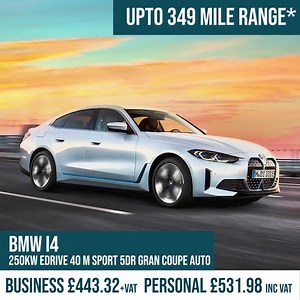 BMW i4 250kw E-Drive 40 M Sport 5dr Gran Coupe Auto ⚡ *Upto 349...
