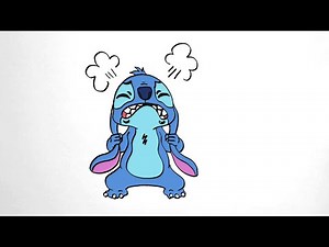How to Draw ANGRY STITCH
