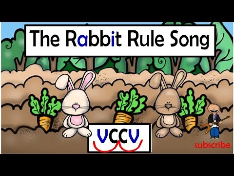 The Rabbit Rule Syllable Division Song (VCCV) Song