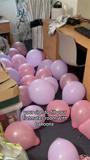 Creative Balloon Prank for Flatmates