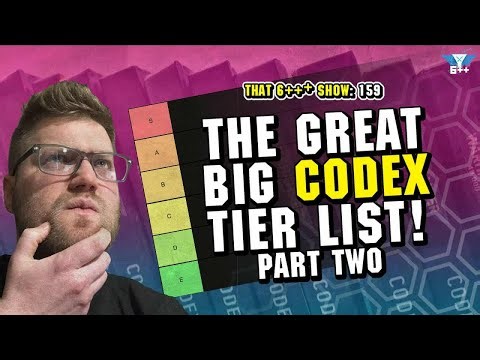 That 6+++ Show Episode 159 | The Great Big CODEX Tier List: Part Two