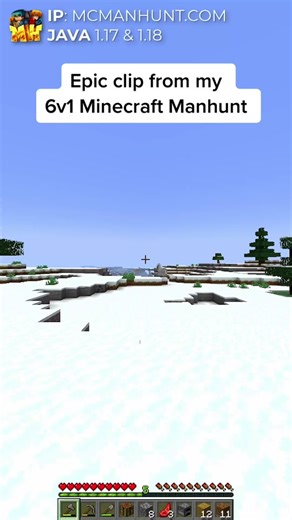 Epic 6v1 Minecraft Manhunt Clip on McManhunt.com