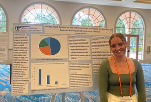 Emma Wallace’s Journey: From UF Master’s in Shelter Medicine to Veterinary School Success »  Shelter Medicine Distance Education » College of Veterinary Medicine » University of Florida