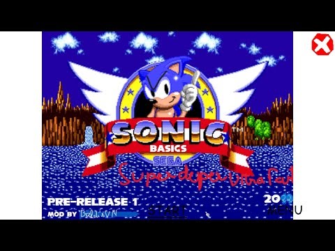Sonic Basics Super Duper Ultra Fast Baldi's Basics Mod