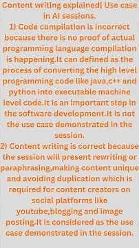 Content Rewriting explained| Use case in AI sessions.