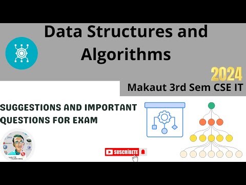 Data Structure and Algorithm Exam Notes & PYQ✨Makaut #exam #aicte #aktu #exam #cseit #btech #tips