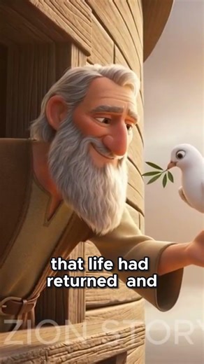 “The Dove Returned… With a Sign of Hope 🕊️” #Noah #Dove #BibleStories #Faith #Shorts