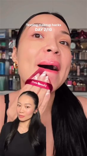 Jode on Instagram: "Using a powder puff to apply foundation? Testing makeup hacks - 𝗗𝗔𝗬 𝟮/𝟭𝟬 ‌ Verdict: 8.5/10, love the result! It makes my skin look so smooth and flawless. It goes on uneven and a bit patchy but the texture of the powder puff makes blending really easy ‌ Original video by @glamzilla #foundation #powderpuff #foundationhack #makeuphacks #makeuptips"