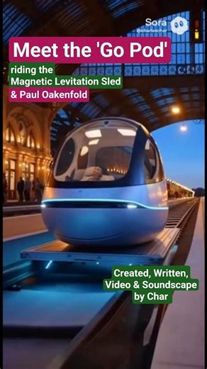 Meet 'Go Pod' Mag Lev Sled Personal Transport Vehicle. Created, Written, Video & Soundscape by Char