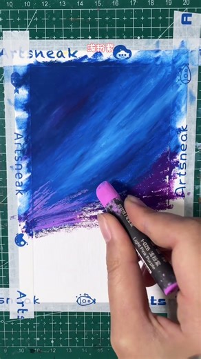 Oil Pastel Tutorial Romantic Aurora, Painting is Like Watching!