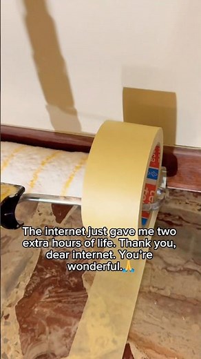 Genius Paint Tape Hack with a Roller – So Fast & Easy!